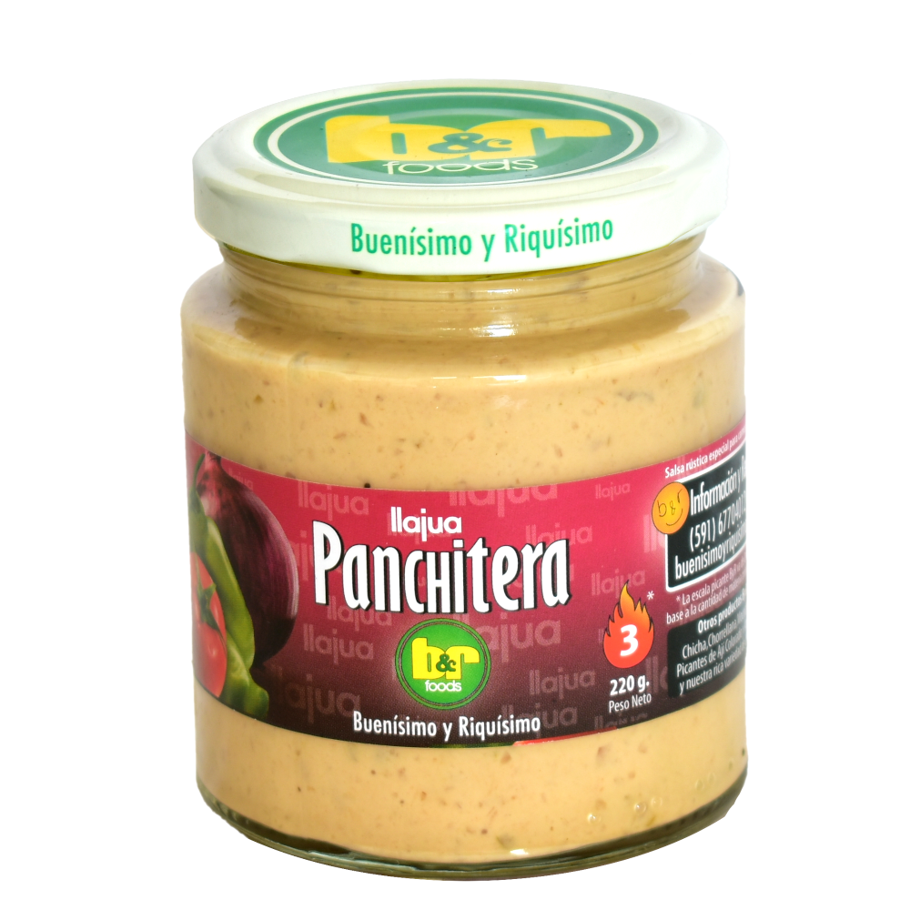 Llajua Panchitera, Frasco 220 g