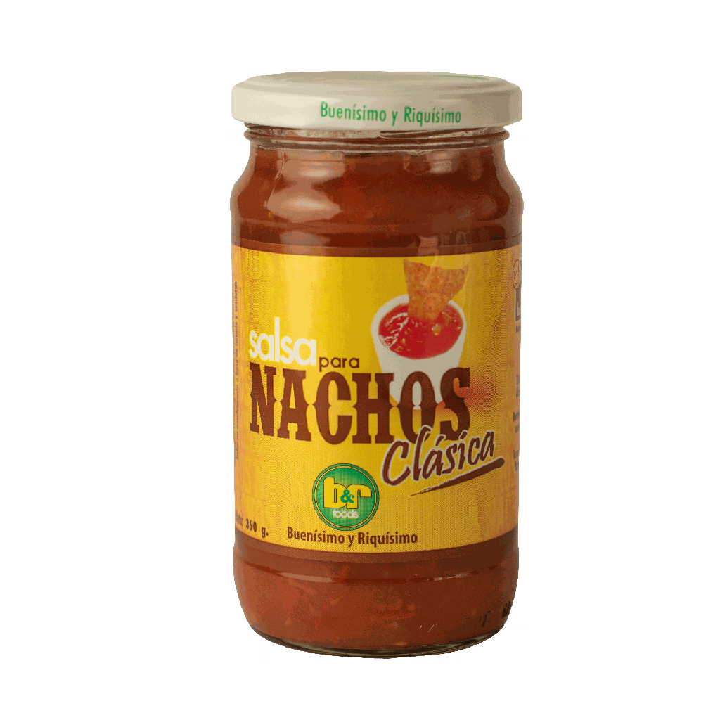 Salsa Para Nachos Clásica, Frasco 360 g