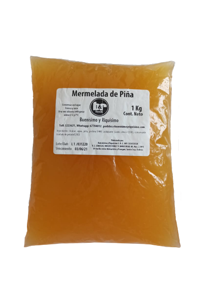 Mermelada de Piña, Pouch 1 Kg