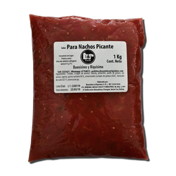 [PT013.4] Salsa Para Nachos Picante, Pouch 1 Kg